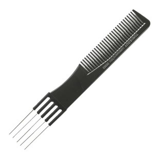 شانه مشکی ته شاخ فلزی toni&guy 06969 شانه مشکی ته شاخ فلزی toni&guy 06969