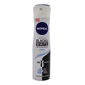 اسپری نیوا حجم 150 میل رایحه black &white fersh
