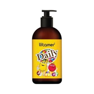 مرطوب کننده پمپی daily cream زرد ویتامر حجم 250 گرم مرطوب کننده پمپی daily cream زرد ویتامر حجم 250 گرم