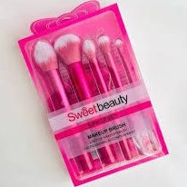 ست براش 5 تایی کد 1067 sweet beauty رنگ صورتی