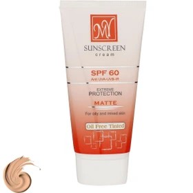 ضد آفتاب مای فاقد چربی کرم پودری رنگی spf 60حجم 50 میل