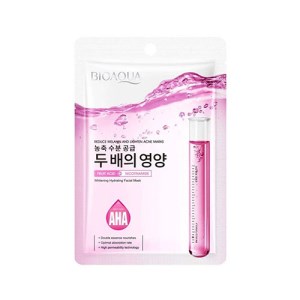 ماسک ورقه ای رایحه ی NICOTINAMIDE FRUIT ACID برند bioaqua