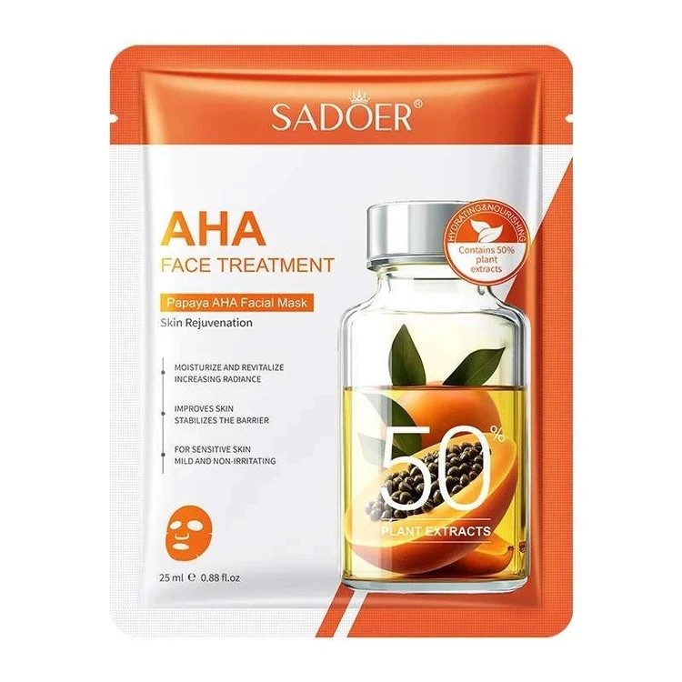 ماسک ورقه ای رایحه ی AHAبرند SADORE