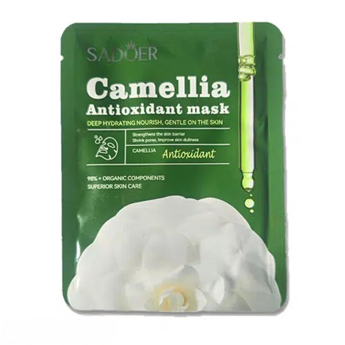 ماسک ورقه ای رایحه ی CAMELLIAبرند SADORE