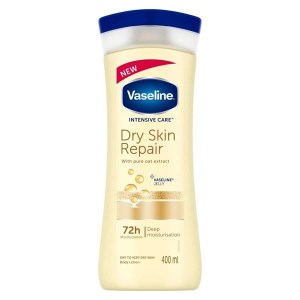 لوسیون بدن وازلین Dry skin Repair زرد 400 میل لوسیون بدن وازلین Dry skin Repair زرد 400 میل