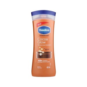لوسوین بدن وازلین Cocoa Glow قهوه ای 400 میل لوسوین بدن وازلین Cocoa Glow قهوه ای 400 میل