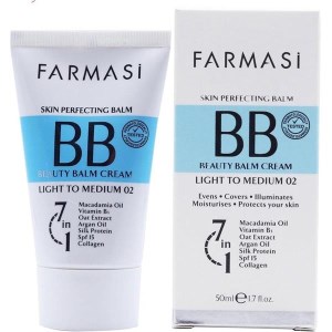 بی بی کرم فارماسی light to medium02 حجم 50 میل بی بی کرم فارماسی light to medium02 حجم 50 میل